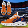 Custom Orange Blue Jersey MaxSoul Shoes and Hat Combo Offer Personalized ZH-D0b0090-b