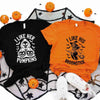 I Like Her Pumpkins & His Broomstick Shirts | Funny Matching Halloween Couple T-Shirts by Adorb Custom Tees
