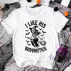 I Like Her Pumpkins & His Broomstick Shirts | Funny Matching Halloween Couple T-Shirts by Adorb Custom Tees