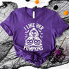 I Like Her Pumpkins & His Broomstick Shirts | Funny Matching Halloween Couple T-Shirts by Adorb Custom Tees
