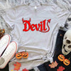 I Put the D in Devil Shirts For Couples Funny Matching Him & Her Halloween T-Shirts by Adorb Custom Tees