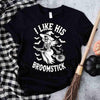 I Like Her Pumpkins & His Broomstick Shirts | Funny Matching Halloween Couple T-Shirts by Adorb Custom Tees