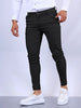 👔 Men's Slim Fit Button Trousers – Versatile Office & Casual Wear by FitiqueFit
