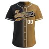 Custom Black Gold Gradient Fashion Personalized Authentic Baseball Jersey BSBJ01-D0a7a0d