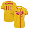 Custom Yellow Classic Style Red Personalized Authentic Baseball Jersey UN002-bd0b00d8-8