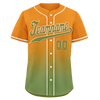 Custom Orange Green Fade Fashion Personalized Authentic Baseball Jersey BSBJ01-D0a70b9