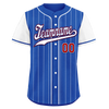 Custom Blue Stripe Fashion Personalized Authentic Baseball Jersey BSBJ01-D017223