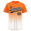 Custom Orange White Fade Fashion Personalized Authentic Baseball Jersey BSBJ01-D0a70dd