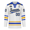 Custom White Blue Personalized Hockey Jersey HCKJ01-D0a70ab