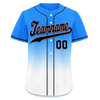 Custom Blue White Fade Fashion Personalized Authentic Baseball Jersey BSBJ01-D0a70ef