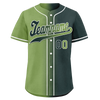 Custom Green Gradient Fashion Personalized Authentic Baseball Jersey BSBJ01-D0a708c