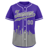 Custom Purple Gray City Edition Personalized Authentic Baseball Jersey BSBJ01-D017130