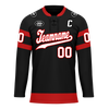 Custom Black Red Personalized Hockey Jersey HCKJ01-D0a70b0