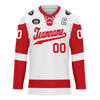 Custom White Red Personalized Hockey Jersey HCKJ01-D0a70ad