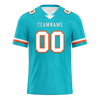 Custom Cyan Classic Style Personalized Authentic Football Jersey FBJ02-bd0a70ba