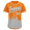 Custom Orange Gray City Edition Personalized Authentic Baseball Jersey BSBJ01-D017131