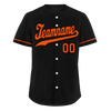 Custom Black Orange Classic Style Orange Personalized Authentic Baseball Jersey BSBJ01-bd0fa0b