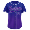 Custom Blue Purple Fade Fashion Personalized Authentic Baseball Jersey BSBJ01-D0a70ea