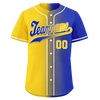 Custom Yellow Blue Gradient Fashion Personalized Authentic Baseball Jersey BSBJ01-D0a7098