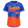 Custom Blue Orange City Edition Personalized Authentic Baseball Jersey BSBJ01-D017128