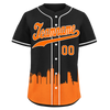 Custom Black Orange City Edition Personalized Authentic Baseball Jersey BSBJ01-D017133