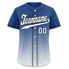 Custom Blue White Fade Fashion Personalized Authentic Baseball Jersey BSBJ01-D0a70db