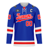 Custom Blue Red Personalized Hockey Jersey HCKJ01-D0a7007