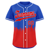 Custom Blue Red City Edition Personalized Authentic Baseball Jersey BSBJ01-D017129