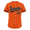 Custom Orange Black Classic Style Black Personalized Authentic Baseball Jersey BSBJ01-bd0fa0a