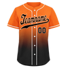 Custom Orange Black Fade Fashion Personalized Authentic Baseball Jersey BSBJ01-D0a70c7