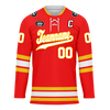 Custom Red Yellow Personalized Hockey Jersey HCKJ01-D0a70ce