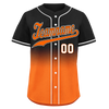 Custom Black Orange Fade Fashion Personalized Authentic Baseball Jersey BSBJ01-D0a70ce