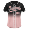 Custom Black Pink Fade Fashion Personalized Authentic Baseball Jersey BSBJ01-D0a70d9