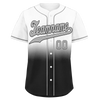 Custom Grey Black Fade Fashion Personalized Authentic Baseball Jersey BSBJ01-D0a70ee