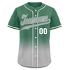 Custom Green Grey Fade Fashion Personalized Authentic Baseball Jersey BSBJ01-D0a70c9