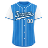 Custom Blue White Stripe Fashion Personalized Authentic Baseball Jersey BSBJ01-D017214