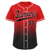 Custom Red Black Fade Fashion Personalized Authentic Baseball Jersey BSBJ01-D0a70ba