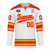 Custom White Red Personalized Hockey Jersey HCKJ01-D0a70cf