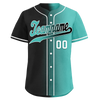 Custom Black Green Gradient Fashion Personalized Authentic Baseball Jersey BSBJ01-D0a7a0c