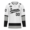 Custom White Grey Personalized Hockey Jersey HCKJ01-D0a70e7