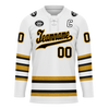 Custom White Yellow Personalized Hockey Jersey HCKJ01-D0a70ef