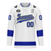 Custom White Blue Personalized Hockey Jersey HCKJ01-D0a70bb