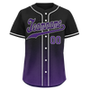 Custom Black Purple Fade Fashion Personalized Authentic Baseball Jersey BSBJ01-D0a70d0