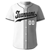 Custom White Grey Gradient Fashion Personalized Authentic Baseball Jersey BSBJ01-D0a7aaf