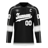 Custom Black White Personalized Hockey Jersey HCKJ01-D0a70e8