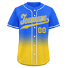 Custom Blue Yellow Fade Fashion Personalized Authentic Baseball Jersey BSBJ01-D0a70c0