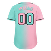 Custom Pink Cyan Gradient Fashion Personalized Authentic Baseball Jersey BSBJ01-D0a708b