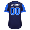 Custom Blue Raglan Sleeves Personalized Authentic Baseball Jersey BSBJ01-D017183