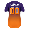 Custom Purple Orange Fade Fashion Personalized Authentic Baseball Jersey BSBJ01-D0a70de