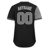 Custom Gray Black Skull Fashion Personalized Authentic Baseball Jersey BSBJ01-D017160